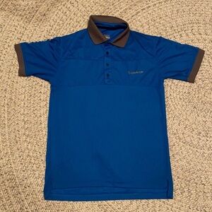 Giant men’s short-sleeve blue polo shirt